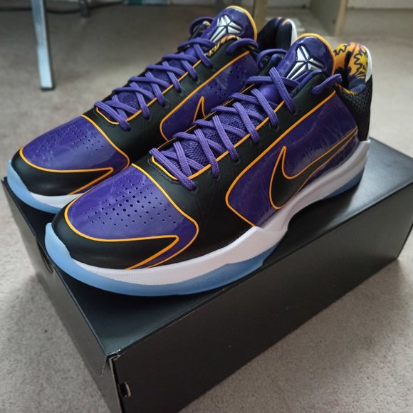 *NEW* NIKE KOBE 5 PROTRO - "Lakers 5x Champ" *RARE - Picture 1 of 8